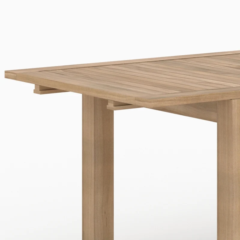 Table et chaises de jardin Sirivara 8 personnes en bois et résine