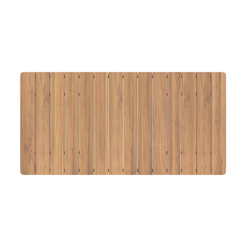 Table et chaises de jardin Kora 8 personnes en teck massif