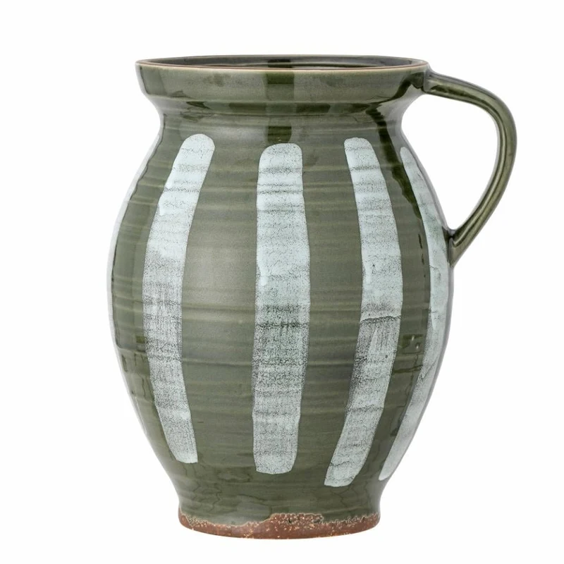 Vase grès rayure