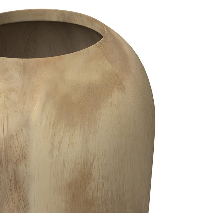 Vase Makkar en bois de suar H70 cm