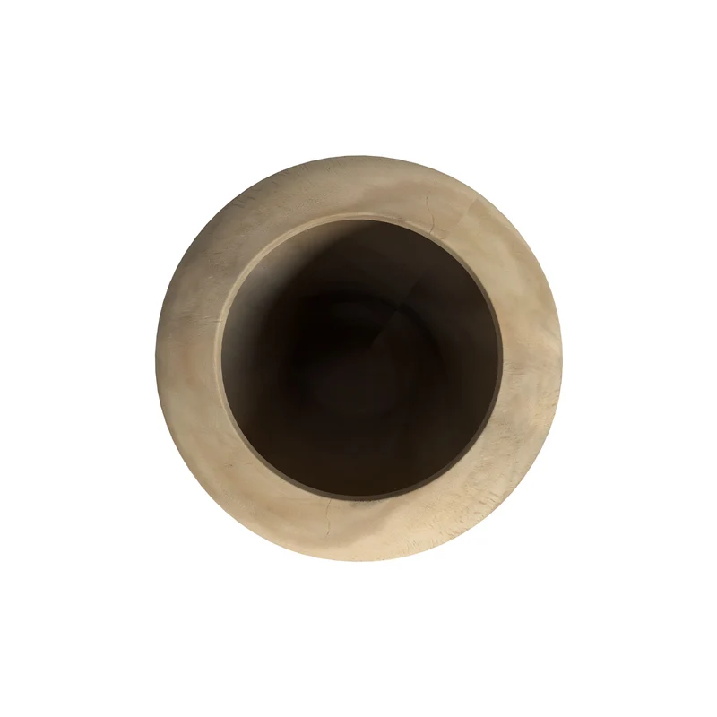 Vase Makkar en bois de suar H70 cm