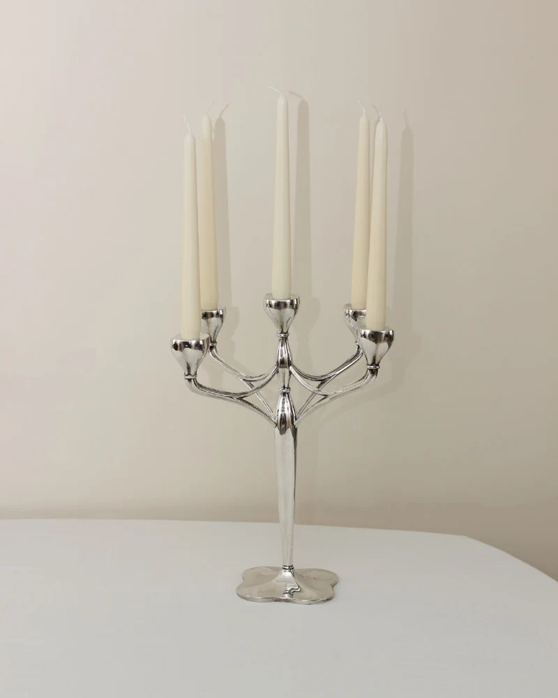 Nickel Silver Candleholder
