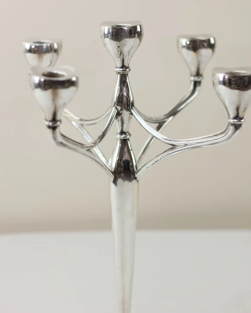 Nickel Silver Candleholder