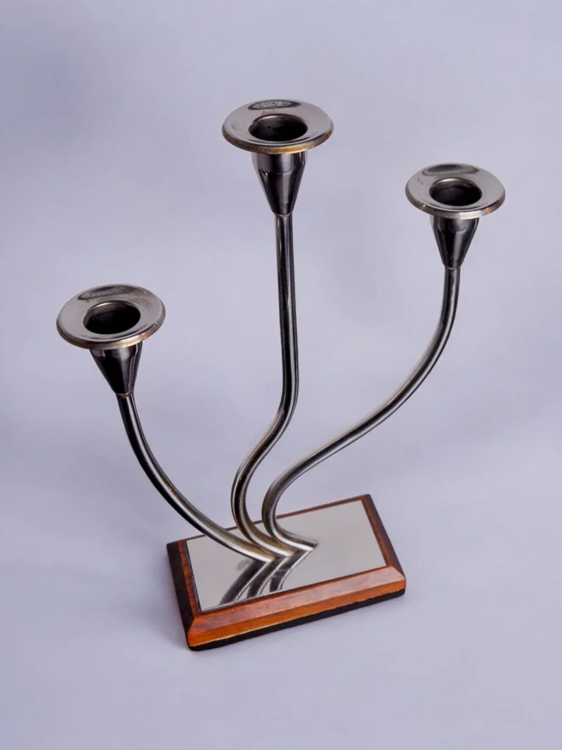 Art deco Candleholder, Spain, 1970