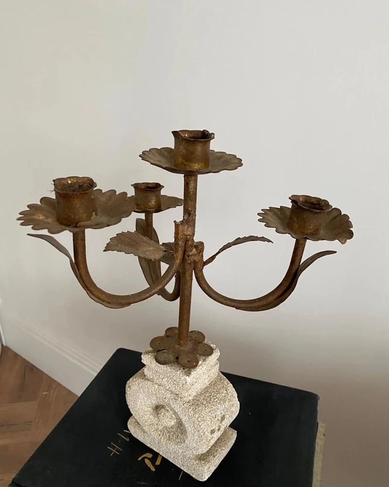 French Luberon Candle Holder 1960s