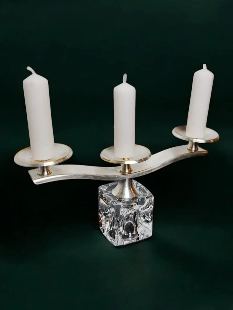 Ice Cube Candleholder by Peill & Putzler 70s