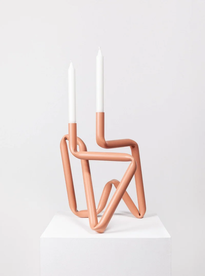 Bucati Candle Holder (Red)
