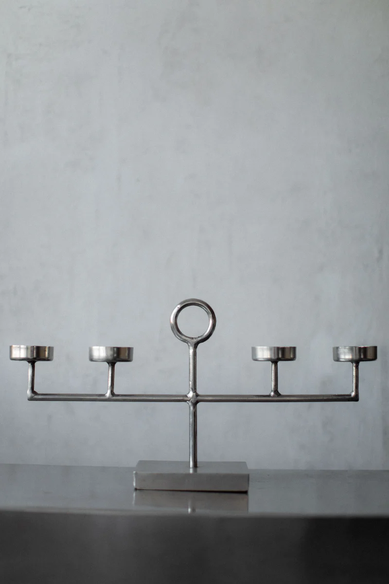 Steel Candleholder