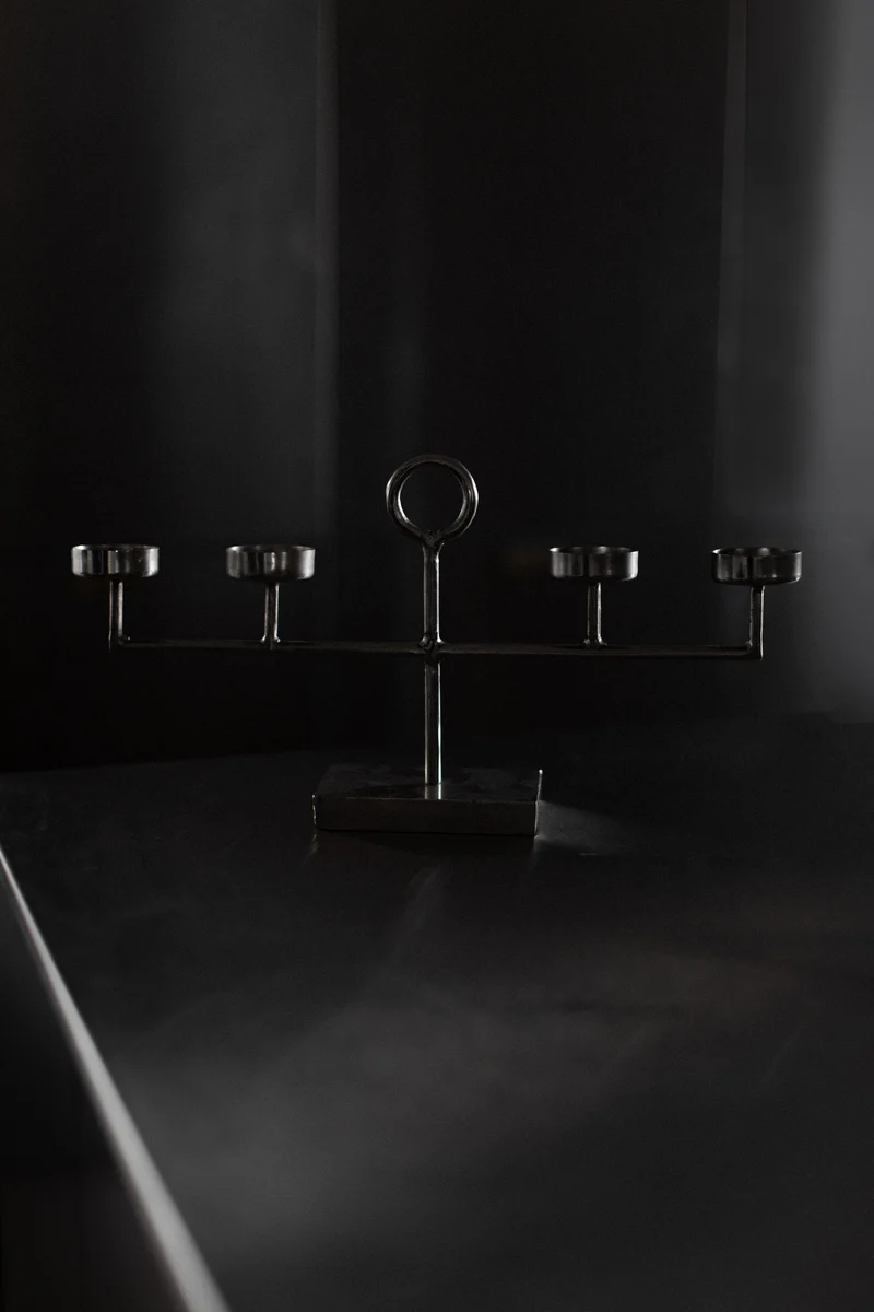 Steel Candleholder
