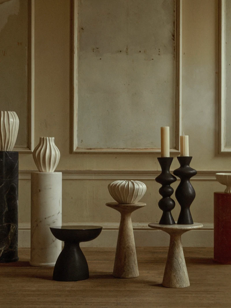 "Cleo" Ceramic Side Table