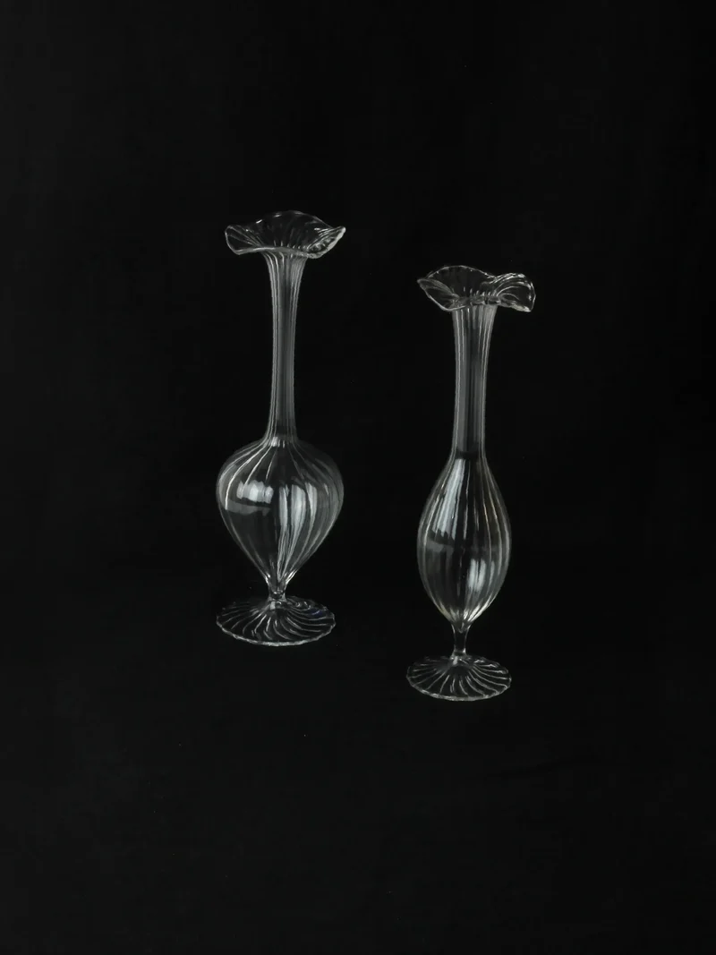 Pair of Murano Candle Holders