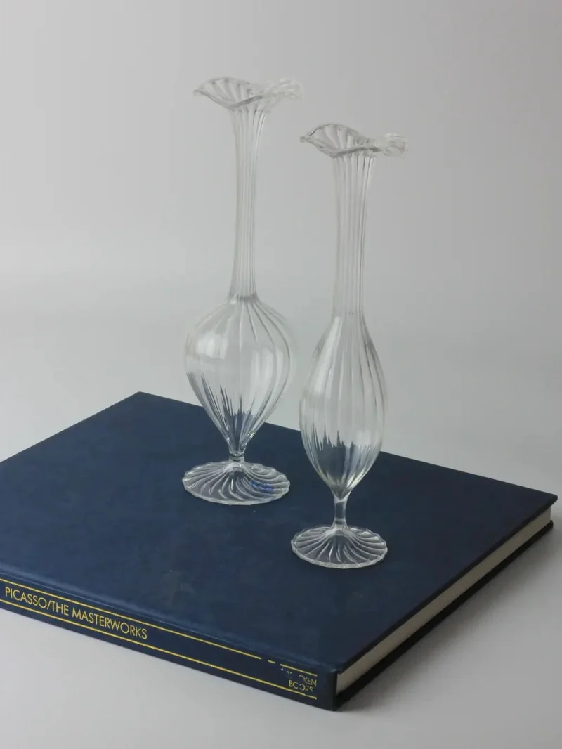 Pair of Murano Candle Holders