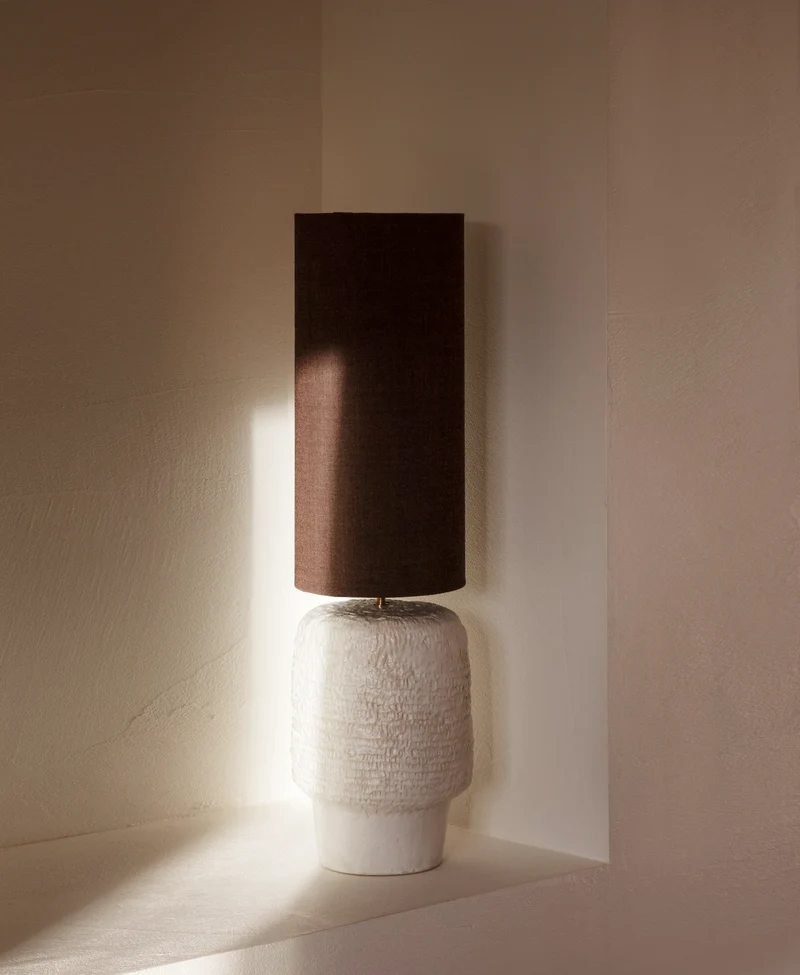Textured Ceramic Table Lamp