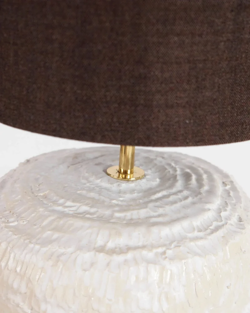 Textured Ceramic Table Lamp