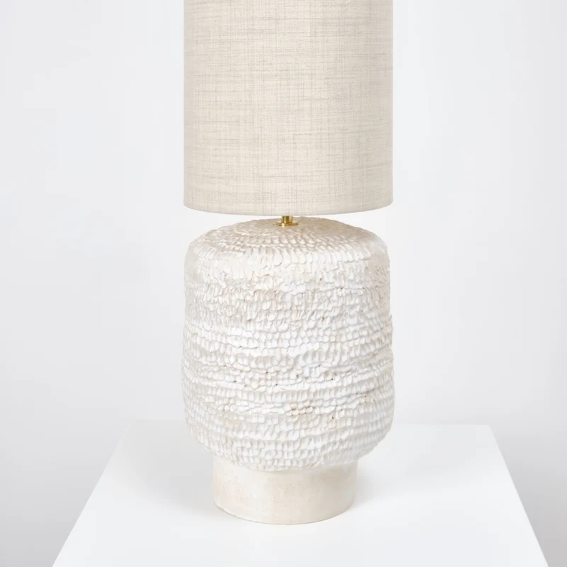 Textured Ceramic Table Lamp