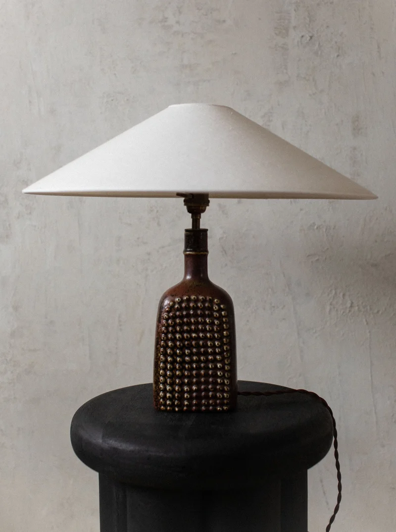 Vintage Mid-Century Stig Lindberg 1950's Table Lamp