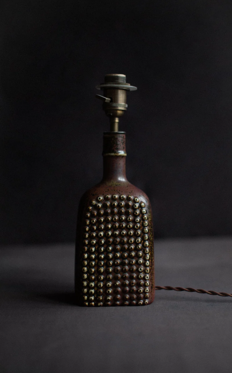 Vintage Mid-Century Stig Lindberg 1950's Table Lamp