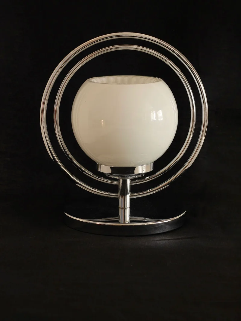 Vintage Mid-Century Space Age Chrome Table Lamp