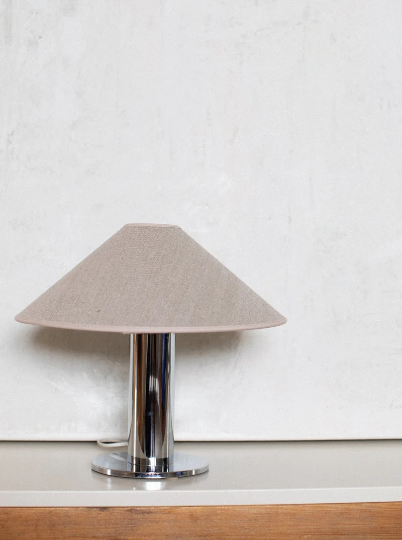 Vintage Chrome Table Lamp