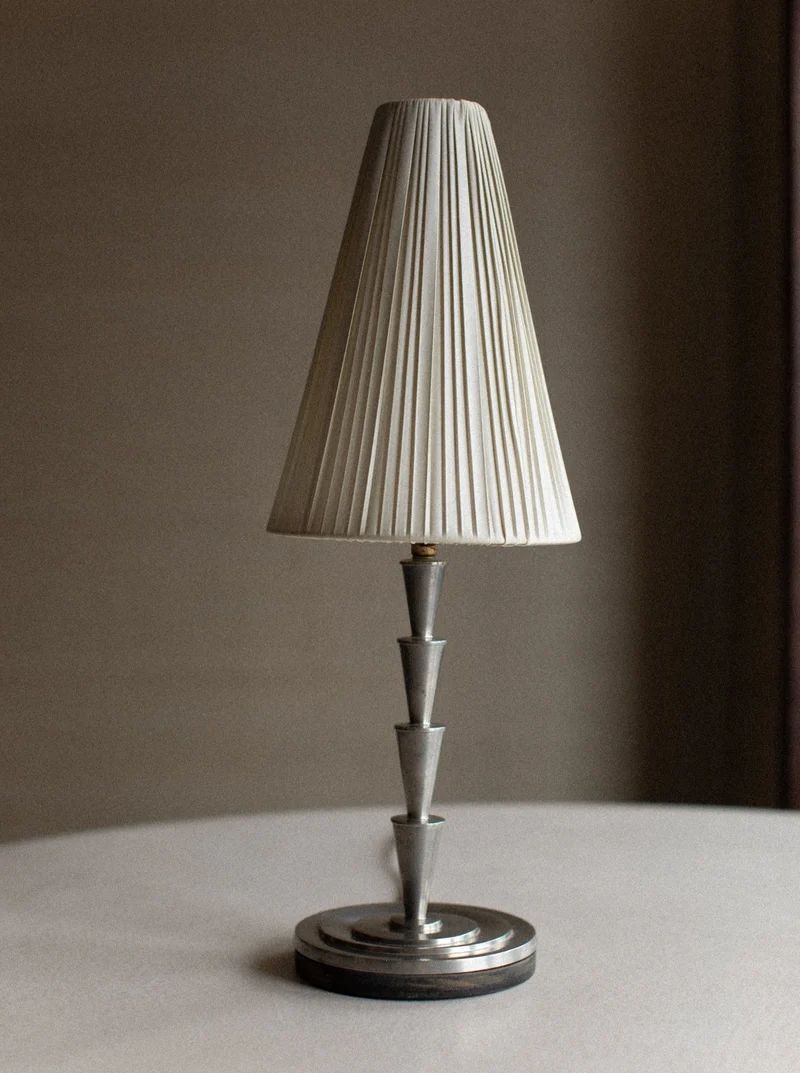 Vintage Art Deco 1920's Swedish Grace Table Lamp
