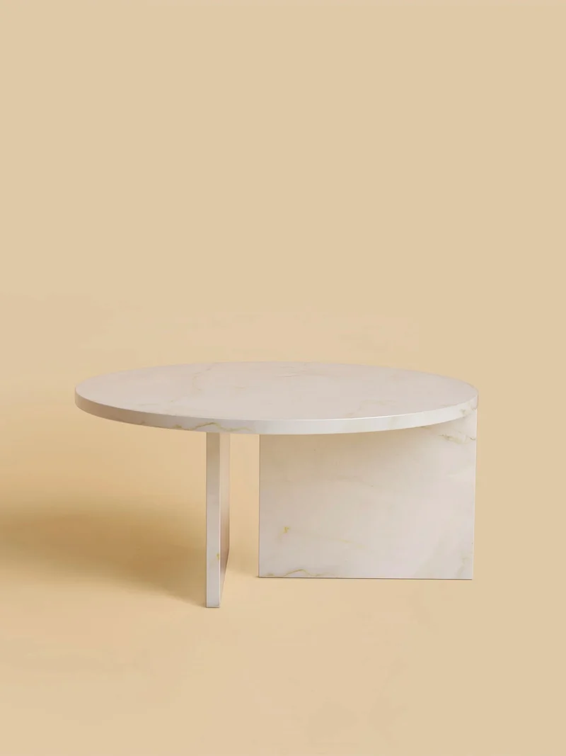 Round Marble Coffee Table - HASHI Series