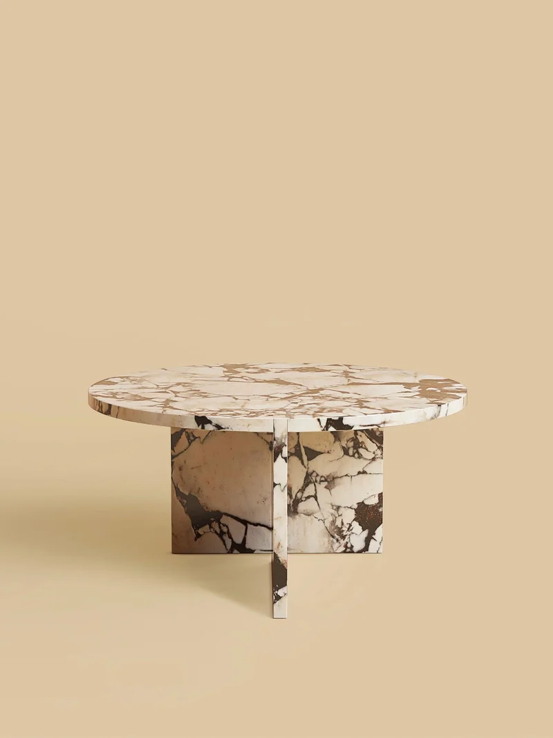Round Marble Coffee Table - HASHI Series