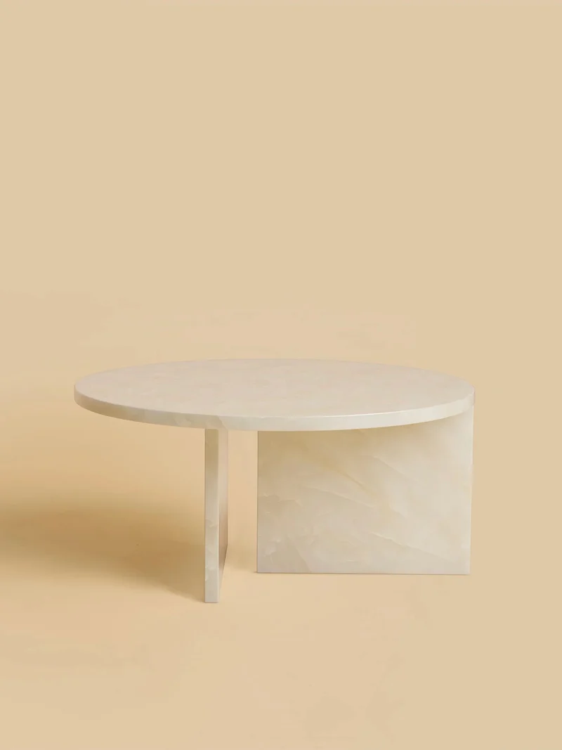 Round Marble Coffee Table - HASHI Series