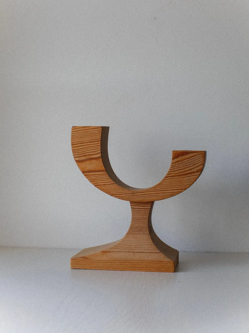 Wooden Candleholder