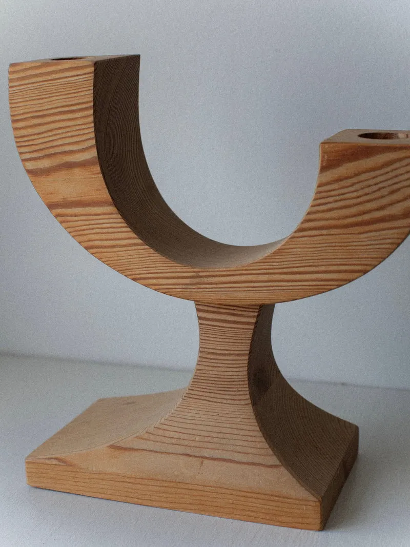 Wooden Candleholder