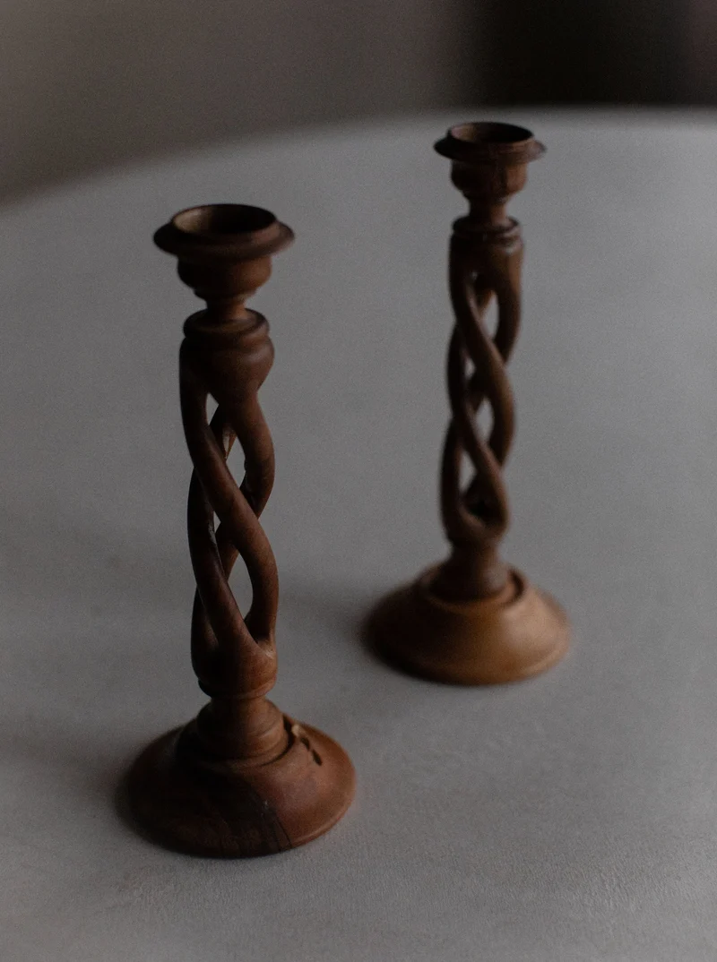 Wooden Candleholder