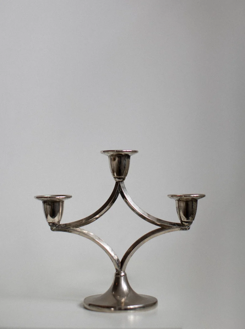 Silverplated Candleholder