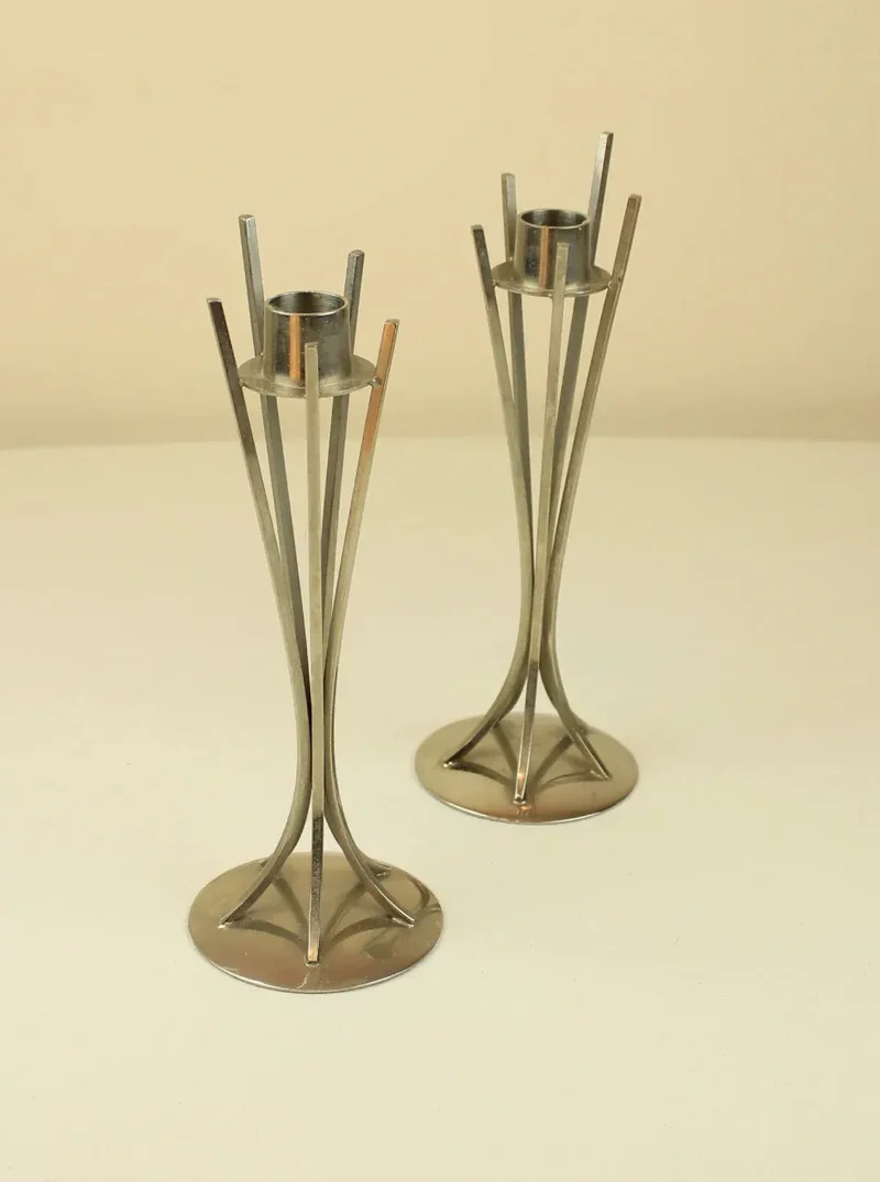 Mid-Century Candleholders
