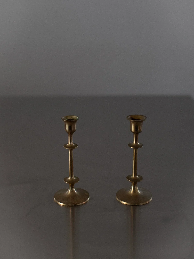 Brass Candleholders