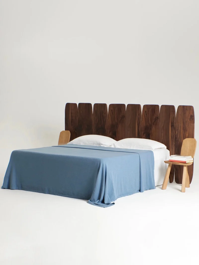 Madeira Walnut Headboard Medium