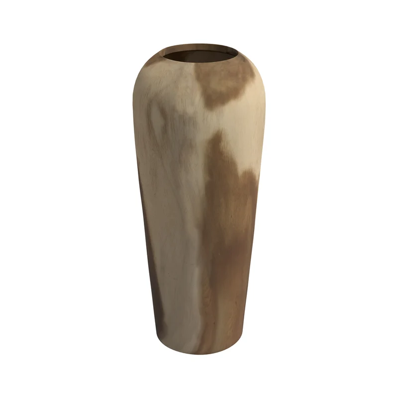 Vase Makkar en bois de suar H60cm