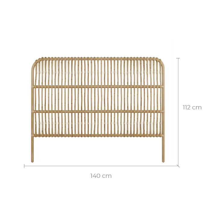 Tête de lit Morphée en rotin 140 cm