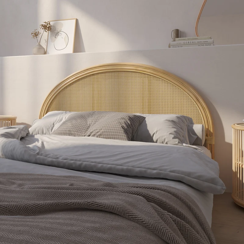 Tête de lit Néora en rotin et cannage 160 cm