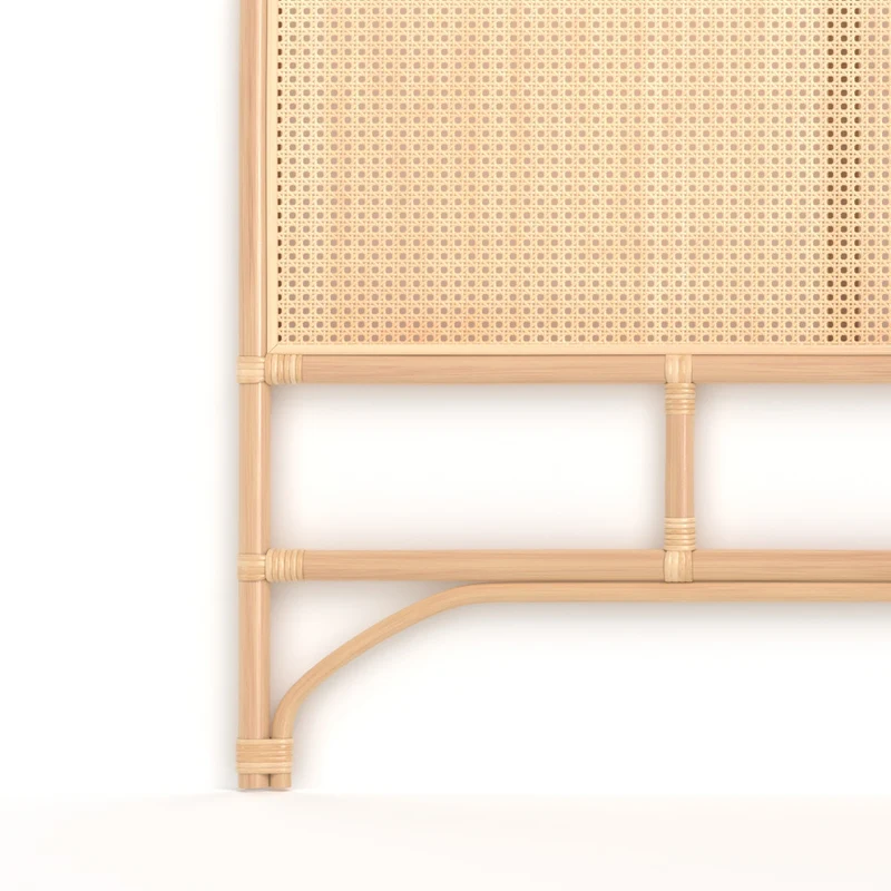Tête de lit Naïra en rotin et cannage 160 cm