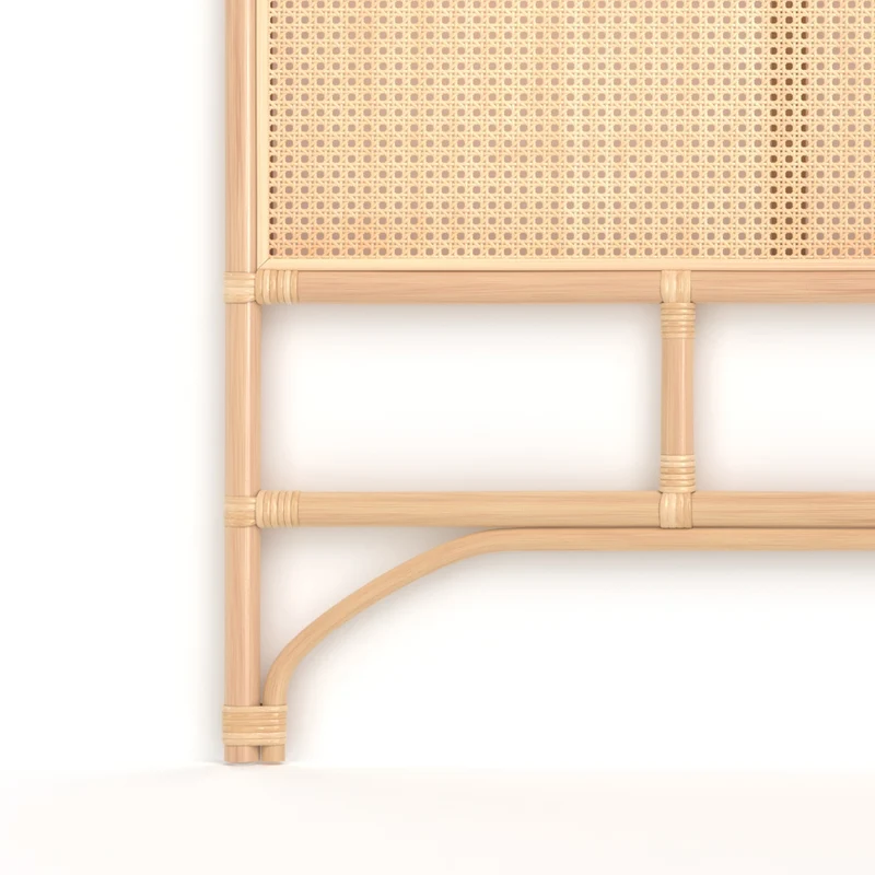 Tête de lit Naïra en rotin et cannage 140 cm