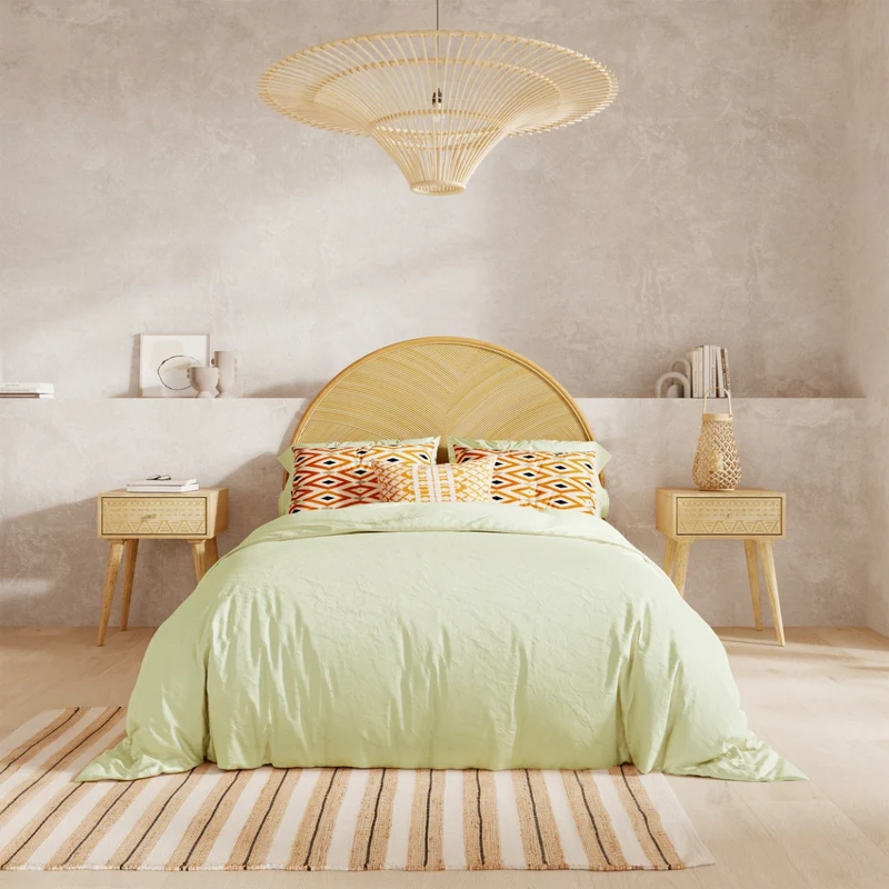 Tête de lit Beigia en rotin 140 cm
