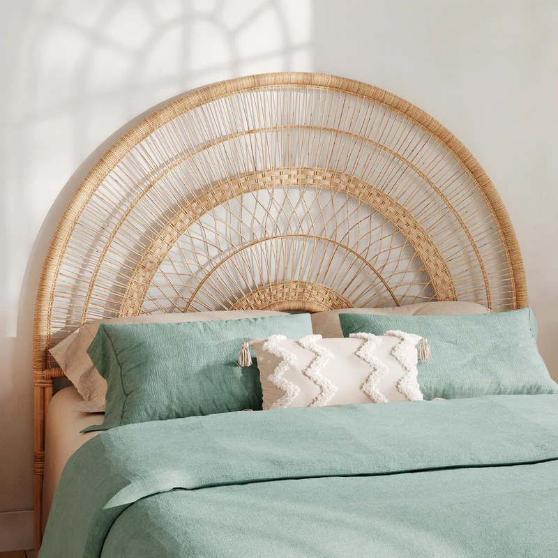Tête de lit Astéria en rotin 140 cm