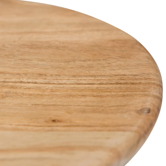 Tabouret rond Modasa en acacia