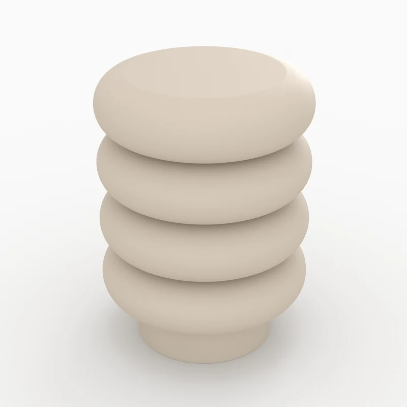 Tabouret rond Félicie H41 cm