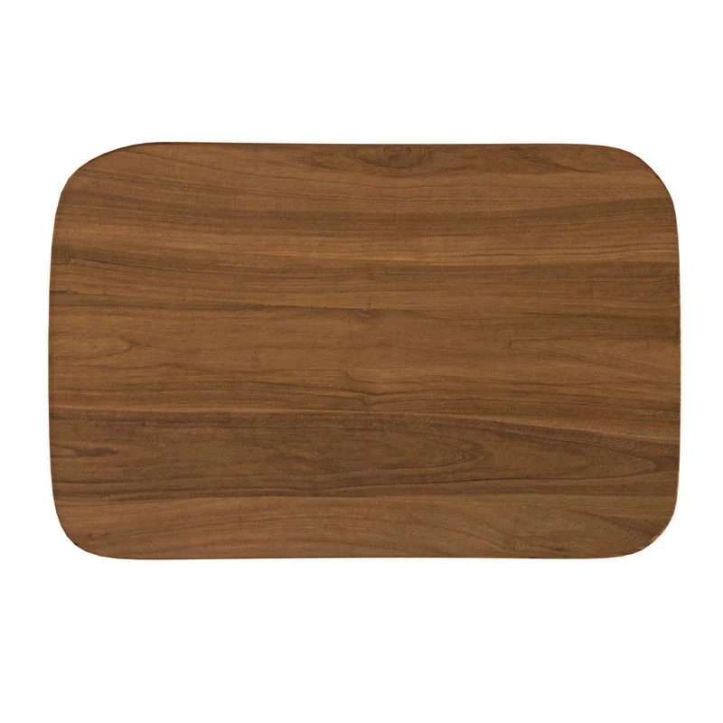 Tabouret de bar Vittoria en bois de teck 77 cm