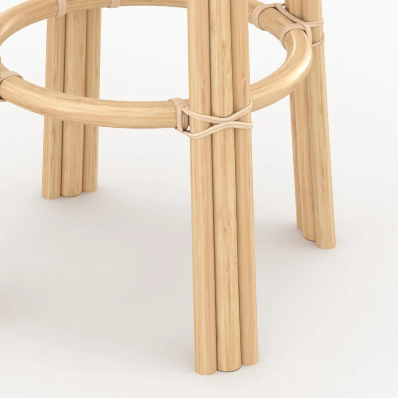Tabouret de bar Vania en rotin 77 cm