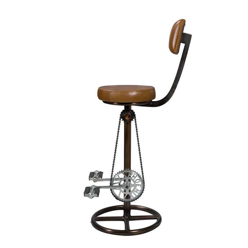Chaise de bar Phoenix en cuir 76 cm