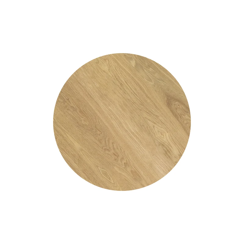 Table ronde Liwa 4 personnes en bois clair D105 cm