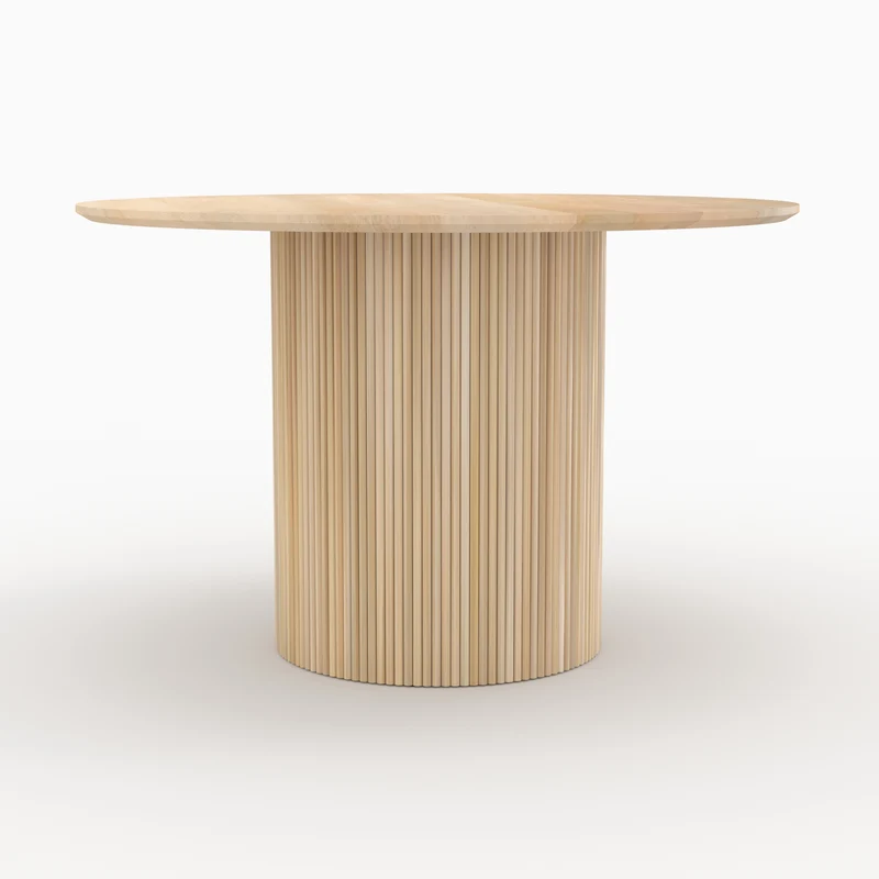 Table ronde 4 personnes Agathe en bois de manguier