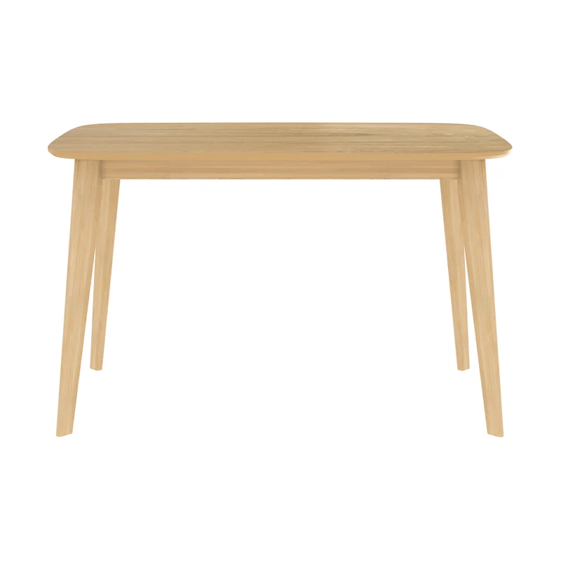 Table rectangulaire Oman 4 personnes en bois clair 120 cm