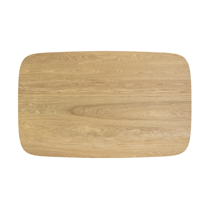 Table rectangulaire Oman 4 personnes en bois clair 120 cm